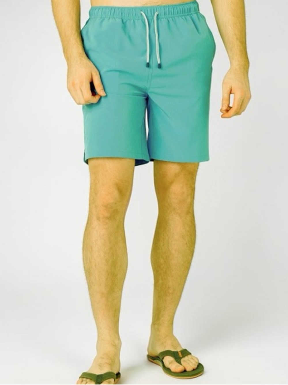 Peter Millar Teal Blue Casablanca Seaside Swim Trunks Magic Print UPF 50+